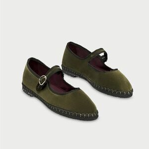Olive Green Women's Flats